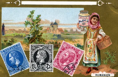 Romanian Postage Stamps, 1897